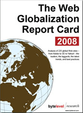 The 2008 Web Globalization Report Card