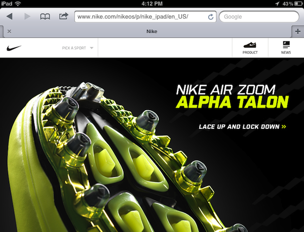 nike on ipad