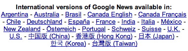 google news nov2005 Google News Adds Brazil and Portugal